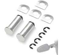 FOVPLUE Kit de goupilles de montage pour repose-pieds + rondelle à ressort + bague de retenue pour modèles Harley avec repose-pieds de style monte-mâle pour CVO Dyna Touring Softail Sportster, etc.