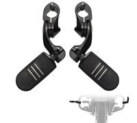 FOVPLUE Piquets d'autoroute 3,2 cm, inclinés courts et réglables pour Harley Davidson Sportster Softail Glide Touring Glide Road Glide Street Glide