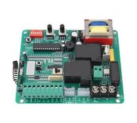 Fowecry Carte de Commande de Circuit, Carte de Commande D'Ouverture de Porte Automatique, Carte de Commande Électronique Principale pour Moteur de Portail Coulissant 220 V