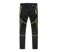 Foweknow Pantalon VTT Homme Long Pantalon de Randonnée Été Léger Séchage Rapide Softshell Respirant Imperméable Coupe-vent