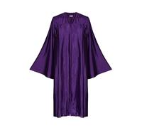 Foweknow Talar Robe de remise de diplôme pour homme et femme 2025 pour diplôme universitaire et baccalauréat Costume adulte longue pasteur chœur clergé