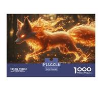 Fox 1000 Piece Jigsaw Puzzle for Adults Challenging Game Stress Relief Puzzle Exercise The Memory of The Brain for Men, Women, Elders, Seniors 70x50cm/1000pcs