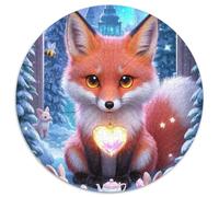 Fox 1000 Piece Jigsaw Puzzle for Adults Educhational Games Stress Relief Puzzle Exercise The Memory of The Brain for Family Decorations 1000pcs (67.5x67.5cm)