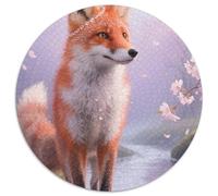 Fox 1000 Pièces Animaux Puzzle pour Adulte Jeu Éduchatif Défi Jeu Cadeau Unique Adultes Enfants 1000pcs (67.5x67.5cm)