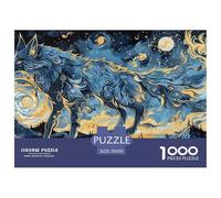 Fox 1000 Pieces Jigsaw Puzzles for Adults Educhational Games Stress Relieving Entertainment Cultivate The Spirit of Teamwork for Adults Gifts 70x50cm/1000pcs