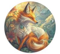 Fox 1000 Pieces Jigsaw Puzzles for Adults Educhational Games Stress Relieving Entertainment Cultivate The Spirit of Teamwork for Family Decorations 1000pcs (67.5x67.5cm)