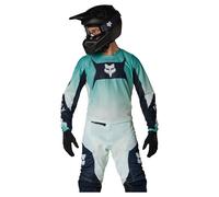 FOX 180 Air Taper Maillot Noir/Blanc/Turquoise 2XL unisex