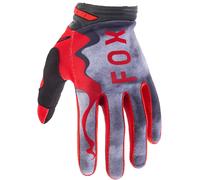 FOX 180 Atlas Gants de motocross, Noir/Gris/Rouge, Taille S