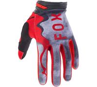 FOX 180 Atlas Gants de motocross, noir-gris-rouge, taille XL pour homme