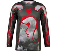 FOX 180 Atlas Jeunesse Motocross Jersey, gris/rouge, YM