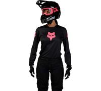 FOX 180 Blackout 2023 Maillot de motocross féminin, noir, taille XS pour femmes