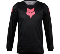 FOX 180 Blackout 2023 Maillot de motocross fille, noir/rose, Taille YXL