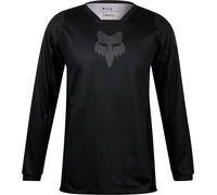 FOX 180 Blackout 2023 Maillot de motocross jeune, noir, Taille YL