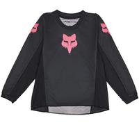 FOX 180 Blackout Maillot de motocross fille, noir/rose, Taille K-M