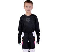 FOX 180 Blackout Maillot de motocross pour enfants, noir, Taille K-S