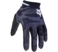 FOX 180 Bnkr Gants de motocross, noir/gris, Taille 2XL