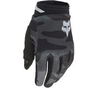 FOX 180 Bnkr Gants de motocross pour jeunes, noir-vert-multicolore, taille M