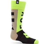 FOX 180 Collect Chaussettes de motocross pour jeunes, gris-jaune, taille S