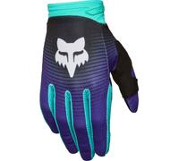 FOX 180 Collect Gants de motocross, noir-pourpre, taille L pour homme