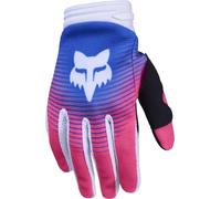FOX 180 Collect Gants de motocross pour jeunes, rose-bleu, taille M