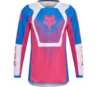 FOX 180 Collect Maillot de motocross pour jeunes, noir-rose, taille M