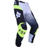 FOX 180 Collect Pantalons de motocross, noir-jaune, taille 38 pour homme