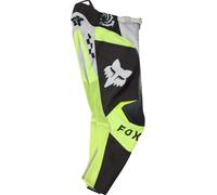FOX 180 Collect Pantalons de motocross pour jeunes, gris-jaune, taille 26