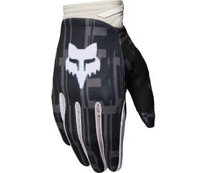 FOX 180 Diffuse Special Edition Gants de motocross jeunesse, Noir/Gris/Blanc, Taille YM