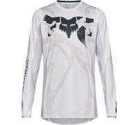 FOX 180 Diffuse Special Edition Maillot Motocross, Blanc/Noir, Taille 2XL
