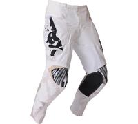 FOX 180 Diffuse Special Edition Pantalon de motocross, Blanc/Noir, Taille 30