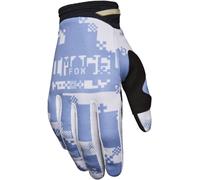 FOX 180 Digi Image Gants de motocross, bleu clair, Taille XL