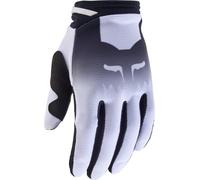 FOX 180 Flora Ladies Gants de motocross, Blanc/Noir, Taille L