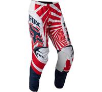 FOX 180 Goat Pantalon de motocross, bleu/rouge, Taille 30