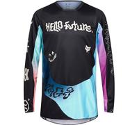 FOX 180 Hello Future Special Edition Maillot de motocross, noir, taille M pour homme