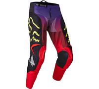 FOX 180 Honda Pantalon de motocross, noir/rouge, Taille 26