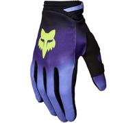 FOX 180 Interfere Gants de motocross, noir-bleu, taille 2XL pour homme