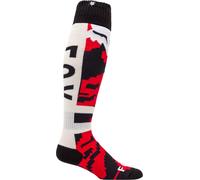 FOX 180 Kairos Chaussettes de motocross, blanc-rouge, taille S pour homme