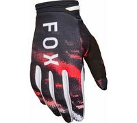 FOX 180 Kairos Gants de motocross, noir-blanc-rouge, taille L pour homme
