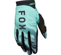 FOX 180 Kairos Gants de motocross, Turquoise/Noir, Taille 2XL