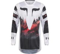 FOX 180 KAIROS Jersey weiß- fluo rot S