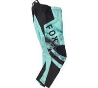FOX 180 Kairos Pantalons de motocross pour jeunes, noir-turquoise, taille 26