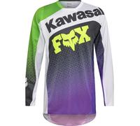 FOX 180 KAWASAKI Jersey violett-weiß L