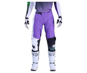 FOX 180 Kawasaki Pantalon de cross Mauve/Blanc 32 homme