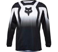 FOX 180 Lean Maillot de motocross pour jeunes, noir-blanc, taille S