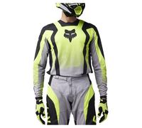FOX 180 Lean Maillot de motocross, jaune, taille 2XL pour homme