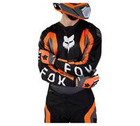 FOX 180 Lest Maillot MX Noir/Gris/Rouge/Blanc M homme