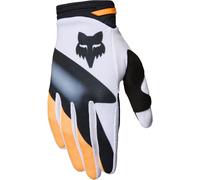 FOX 180 Noble Motocross jeunesse Handschuhe, Noir/Blanc/Jaune, Taille S
