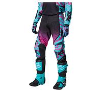 FOX 180 Nuklr Panta Cross Turquoise/Rose 32 homme