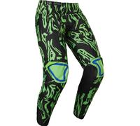 Fox 180 Peril Pantalon de motocross, noir/vert, Taille 30