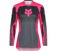 FOX 180 Shield Maillot de motocross femme, noir-rose, taille L pour femmes